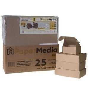 Boxes for S size mailers PaperMedia MIX 4 pcs. 4