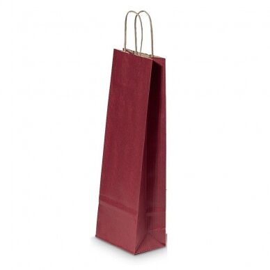 Paper bags for bottles with twist handles 2