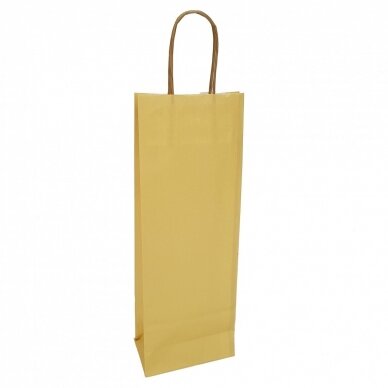 Paper bags for bottles with twist handles 4